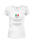 T-shirt Liste italienne oui ou non