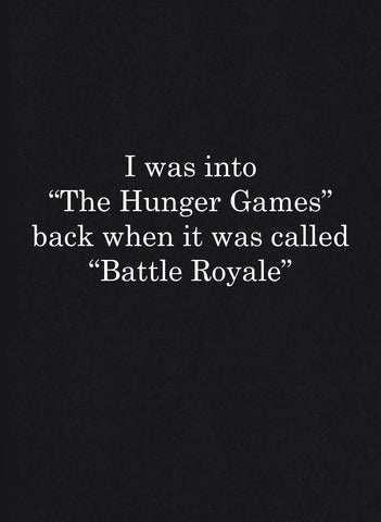 J'étais dans les Hunger Games T-shirt enfant