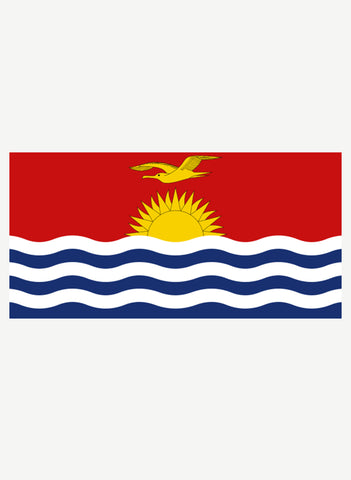 Camiseta bandera de Kiribati