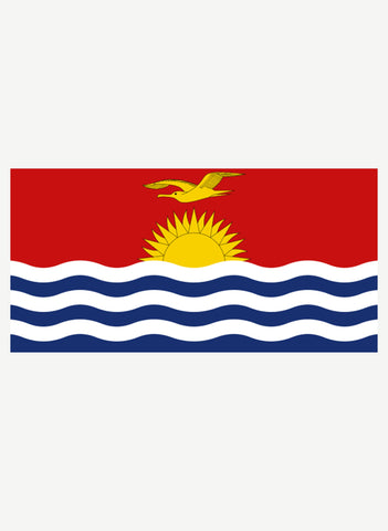 Kiribati Flag Kids T-Shirt