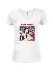 Anime - Love Hurts - Camiseta con cuello en V para jóvenes