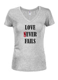 LOVE NEVER FAILS T-shirt col en V pour juniors