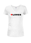 LOVER Camiseta con cuello en V para jóvenes