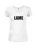 T-shirt à col en V Lame Juniors