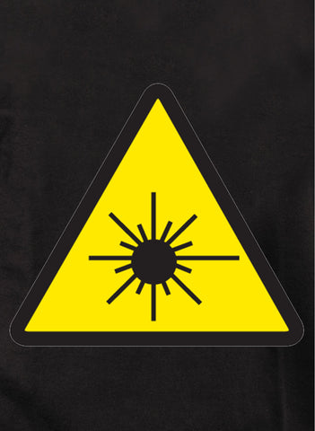 Laser Hazard Symbol Kids T-Shirt