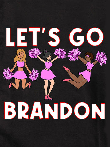 Vamos Brandon Cheerleaders Camiseta para niños