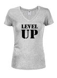 Level Up Juniors V Neck T-Shirt