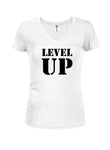 Level Up Juniors V Neck T-Shirt