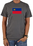 T-shirt drapeau du Liechtenstein