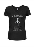 Literally, you won't remember any of this Juniors V Neck T-Shirt - Five Dollar Tee Shirts