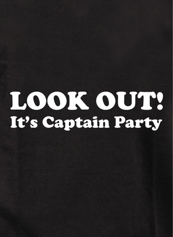 Look Out! It's Captain Party Kids T-Shirt