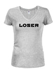 Loser Juniors V Neck T-Shirt