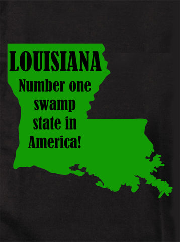 Luisiana: ¡el estado pantanoso número uno de Estados Unidos! Camiseta