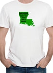 Louisiane : État marécageux numéro un en Amérique ! T-shirt