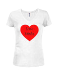 Love stinks Juniors V Neck T-Shirt