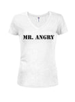 MR. ANGRY Juniors V Neck T-Shirt