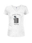 Magic Trash Panda T-shirt col en V pour juniors