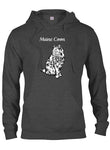T-shirt Chat Maine Coon