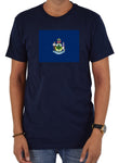 T-shirt Drapeau de l'État du Maine