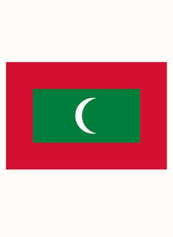 T-shirt drapeau maldivien