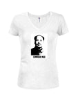 Mao Tse Tung Camarade Juniors T-shirt col en V