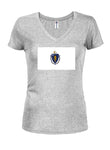 T-shirt Drapeau de l'État du Massachusetts