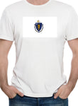 Camiseta de la bandera del estado de Massachusetts