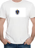 Camiseta de la bandera del estado de Massachusetts