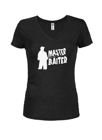Master Baiter Juniors V Neck T-Shirt