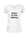 Meme in the Making T-shirt col en V pour juniors