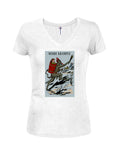 Merry Krampus Juniors V Neck T-Shirt