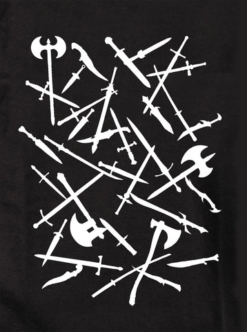 Medieval Weapons Kids T-Shirt