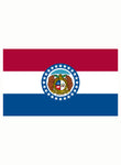 Camiseta de la bandera del estado de Missouri