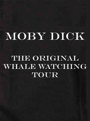 Moby Dick la camiseta original del tour de avistamiento de ballenas