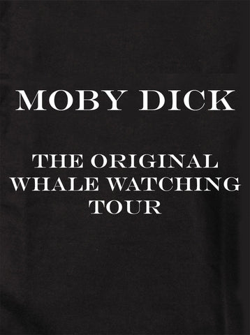 Moby Dick  the original whale watching tour Kids T-Shirt