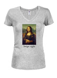 Mona Lisa Swipe Right T-Shirt