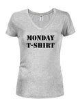 Monday t-shirt Juniors V Neck T-Shirt