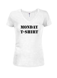 Monday t-shirt Juniors V Neck T-Shirt