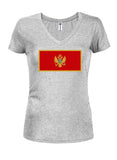 Montenegrin Flag Juniors V Neck T-Shirt