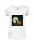Moonlight Juniors V Neck T-Shirt