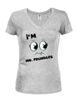 Mr. Frundles Juniors V Neck T-Shirt