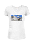 Mt. Rushmore Breath Mints T-shirt col en V pour juniors