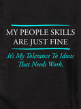 Mis habilidades con las personas están bien... Camiseta