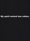 T-shirt Mon animal spirituel a la rage
