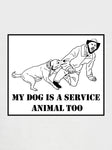 Camiseta Mi perro también es un animal de servicio
