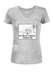 My dog is a service animal too Juniors V Neck T-Shirt