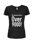 Mon niveau de paresse est supérieur à 9 000 ! T-shirt col V junior