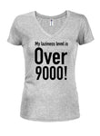 Mon niveau de paresse est supérieur à 9 000 ! T-shirt
