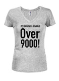 Mon niveau de paresse est supérieur à 9 000 ! T-shirt col V junior