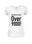 Mon niveau de paresse est supérieur à 9 000 ! T-shirt col V junior